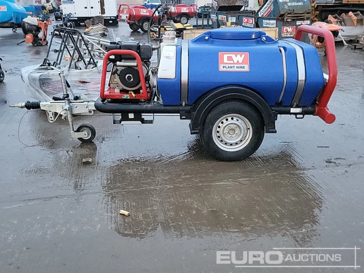 Brendon Powerwashers Single Axle Plastic Water - Image 2