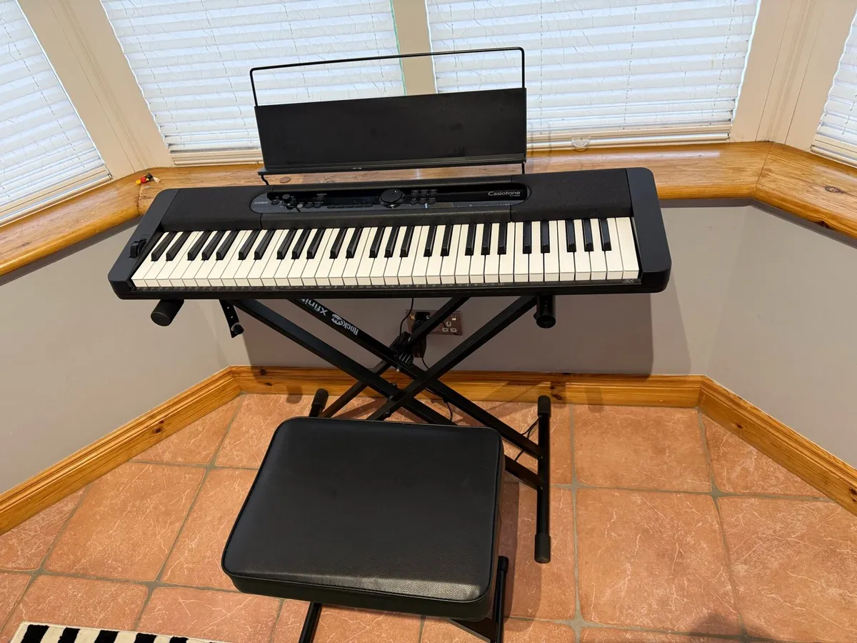Casio CT-S400 Keyboard with Stand and Stool - Image 1