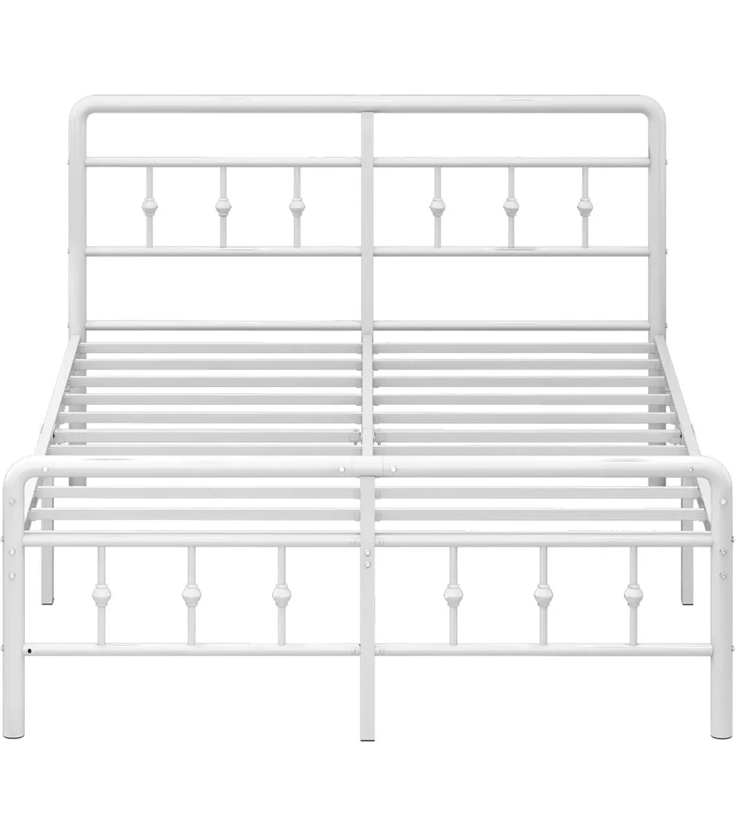 Super King Bed Frame with Victorian Headboard and - Image 2