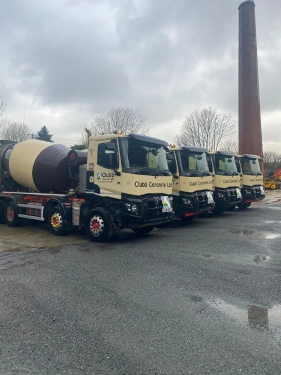 2017 Renault C430 8x4 Mixer. Choice of Years