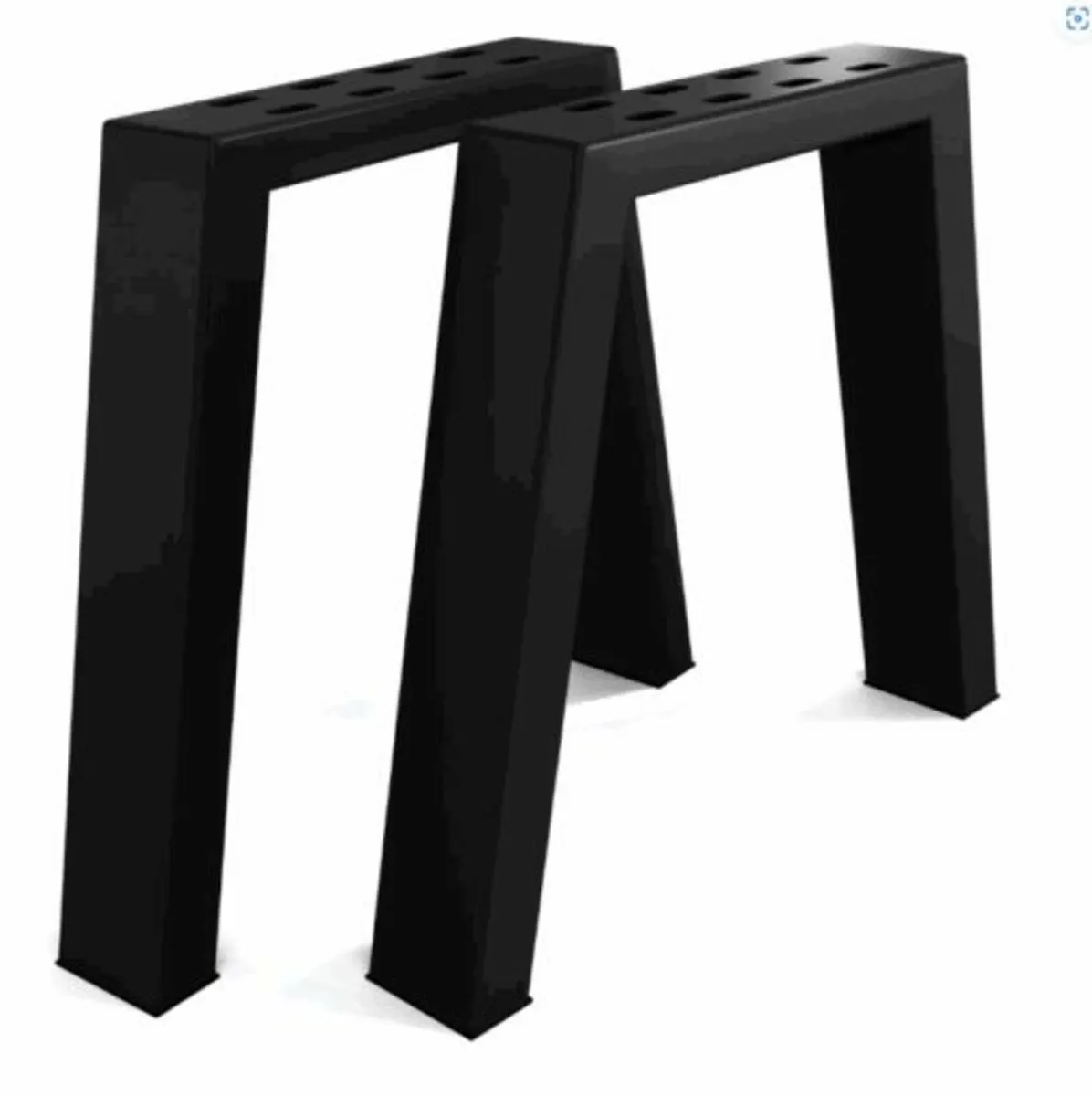 Metal Table Legs Type U Loft Style 55/75×70 Set2 - Image 1