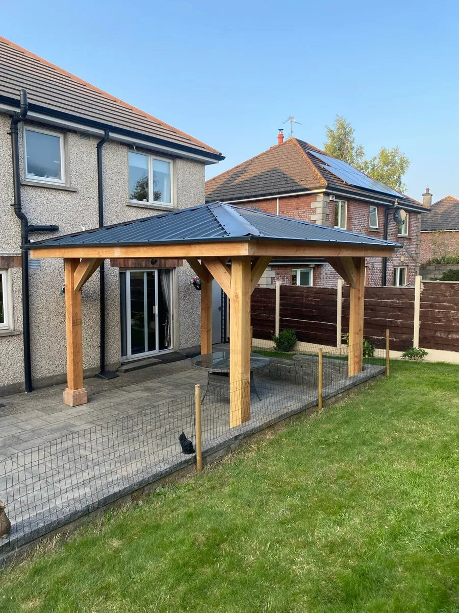 6x6” treated timber beams - Image 4