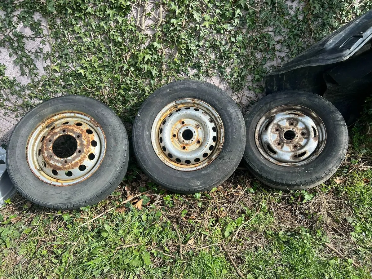 Ford Transit mk7mk 8 spare wheel  Roof Rack 3seate - Image 2