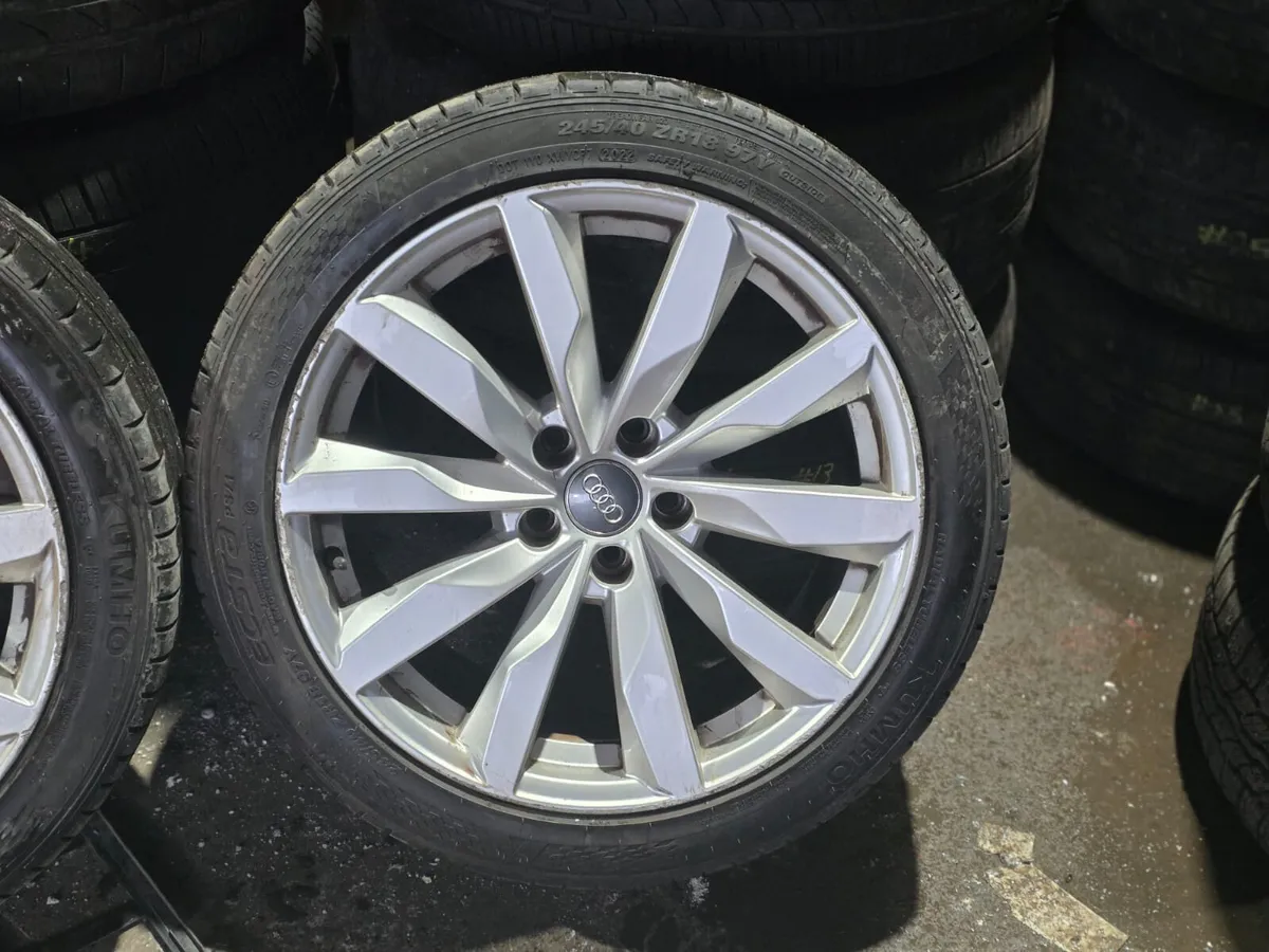 #46 Genuine Audi 18" Alloys 5X112 - Image 4