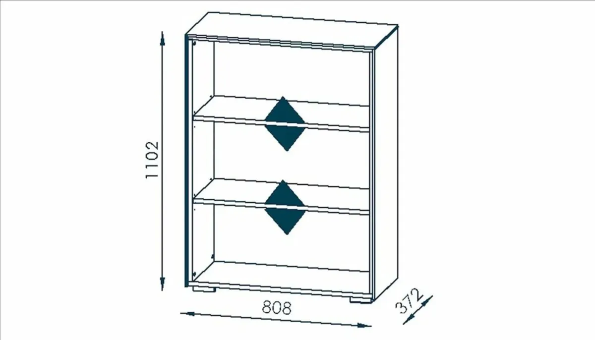 Maja Yolo Mio Wide Bookcase - £90+VAT - Image 2