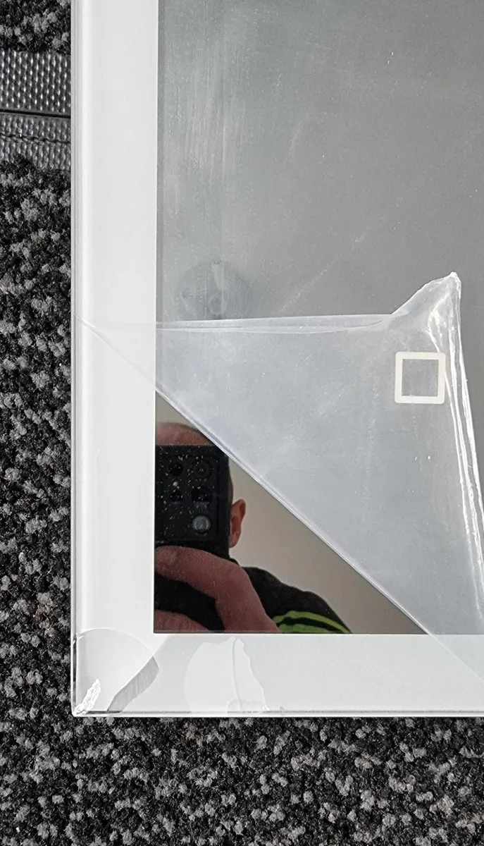 LED Bathroom Mirror Damaged Corner See Photos - Image 4