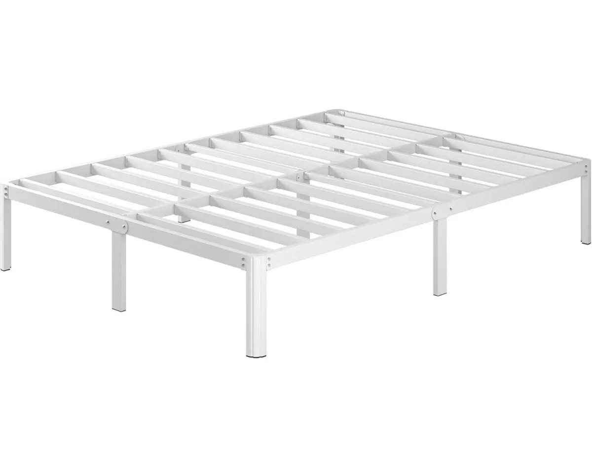 White Super King Bed Frame 6ft with Rounded Corner - Image 2