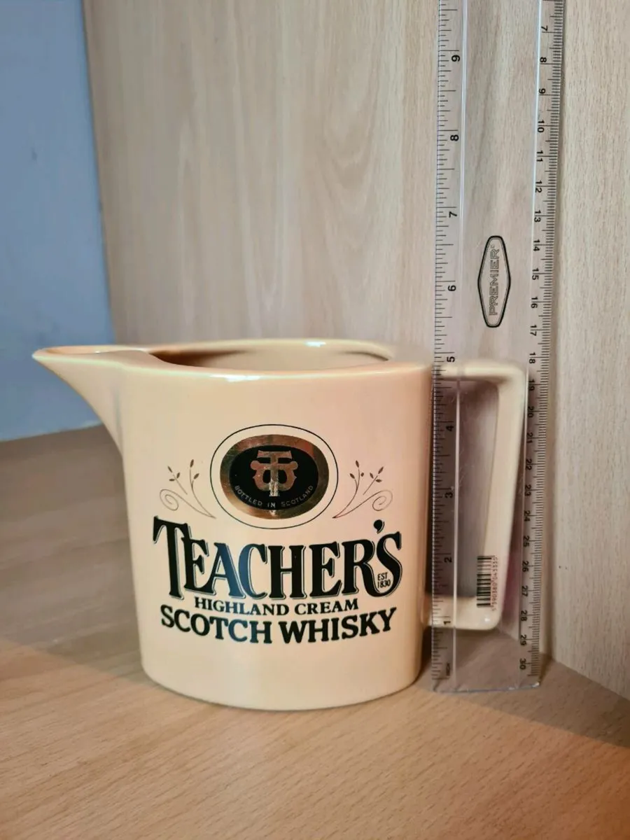 Vintage 5" Teacher's Highland Cream Whisky Jug - Image 1
