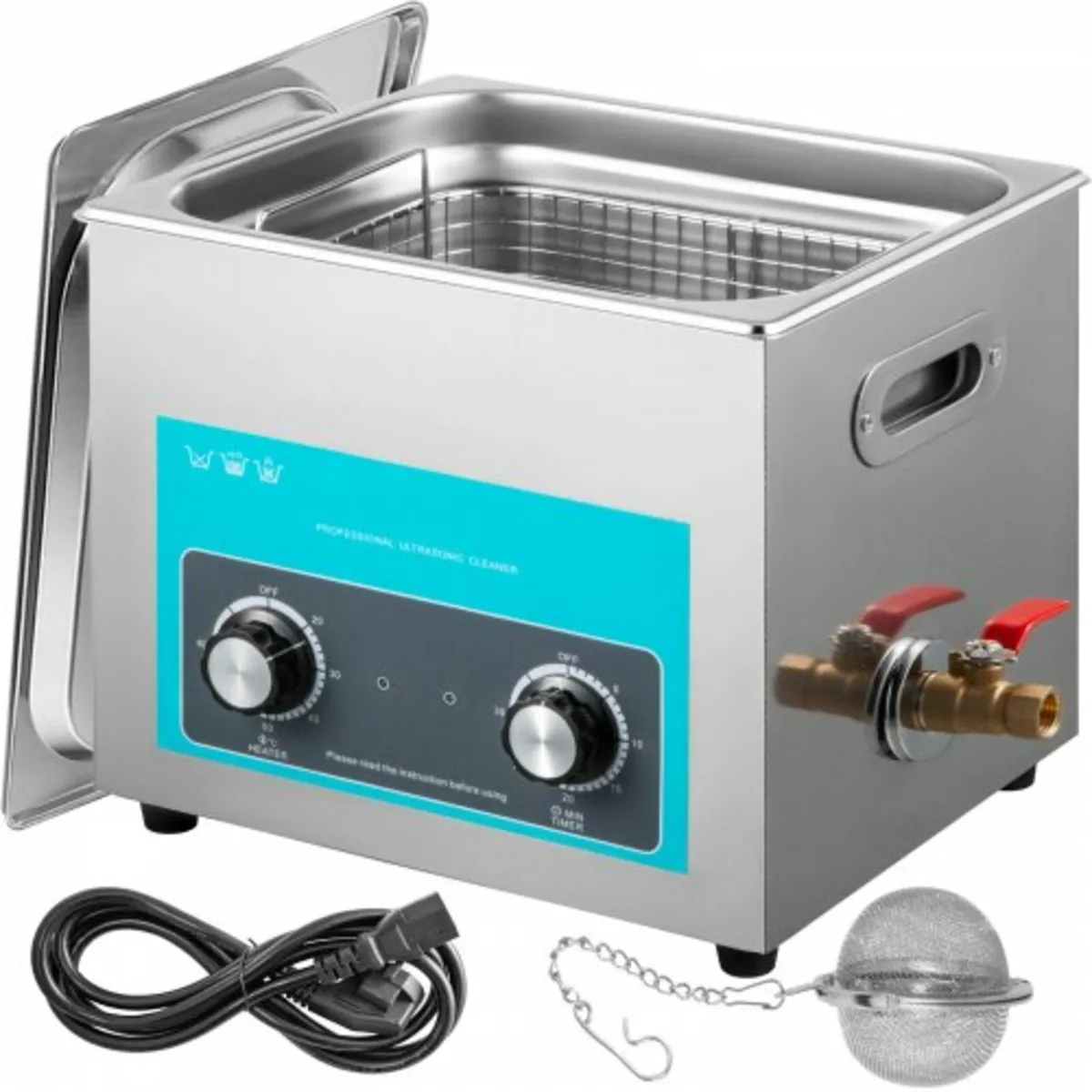 15L Ultrasonic Cleaner Jewelry Cleaner with Heater - Image 1