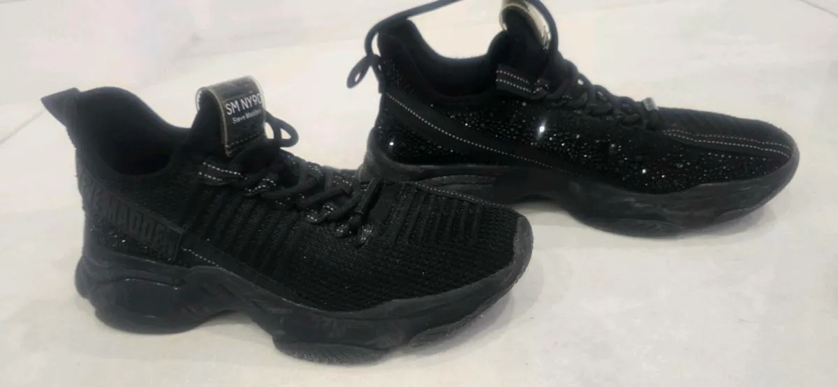 Steve Madden Black Trainer size 39 (size 6) - Image 3
