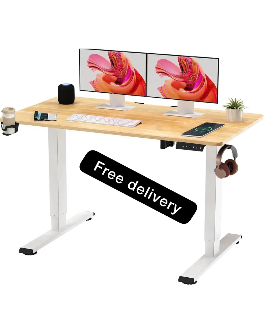 Electric Standing Desk ONE PIECE 110 x54 Height Ad - Image 1