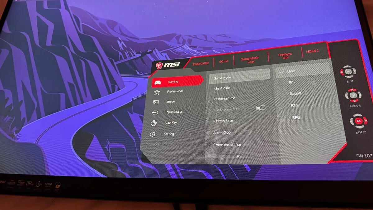 MSI Optix G24C4 Gaming Monitor (Without Stand) - Image 3