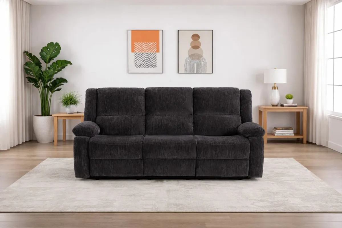 3 + 2 Reclining Sofa Set. - Image 2