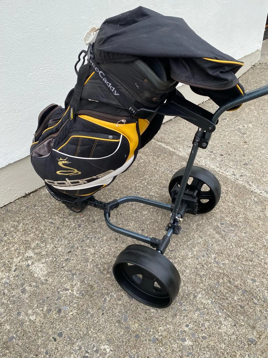 Golf Bag and Trolley - Image 1
