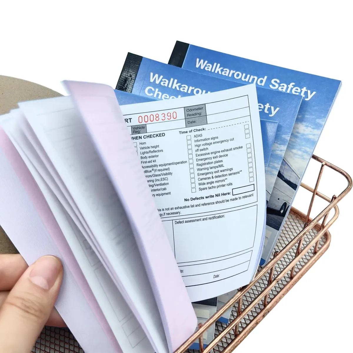 WALK AROUND CHECK AND DEFECT REPORT BOOK - Image 2