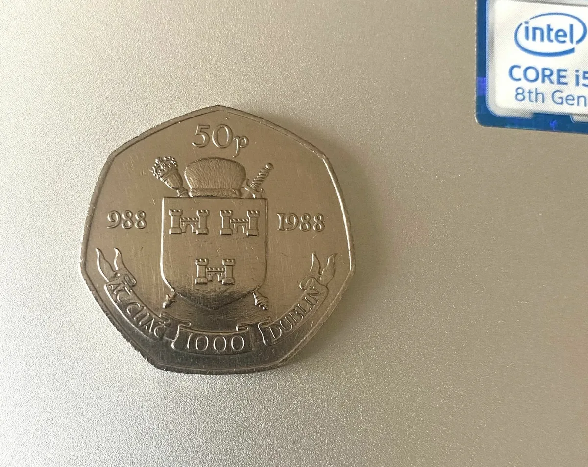Irish Dublin Millennium Coin 1988, Free Post - Image 3