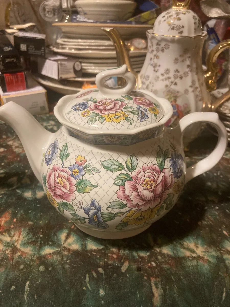 Vintage china teapots postage available - Image 1