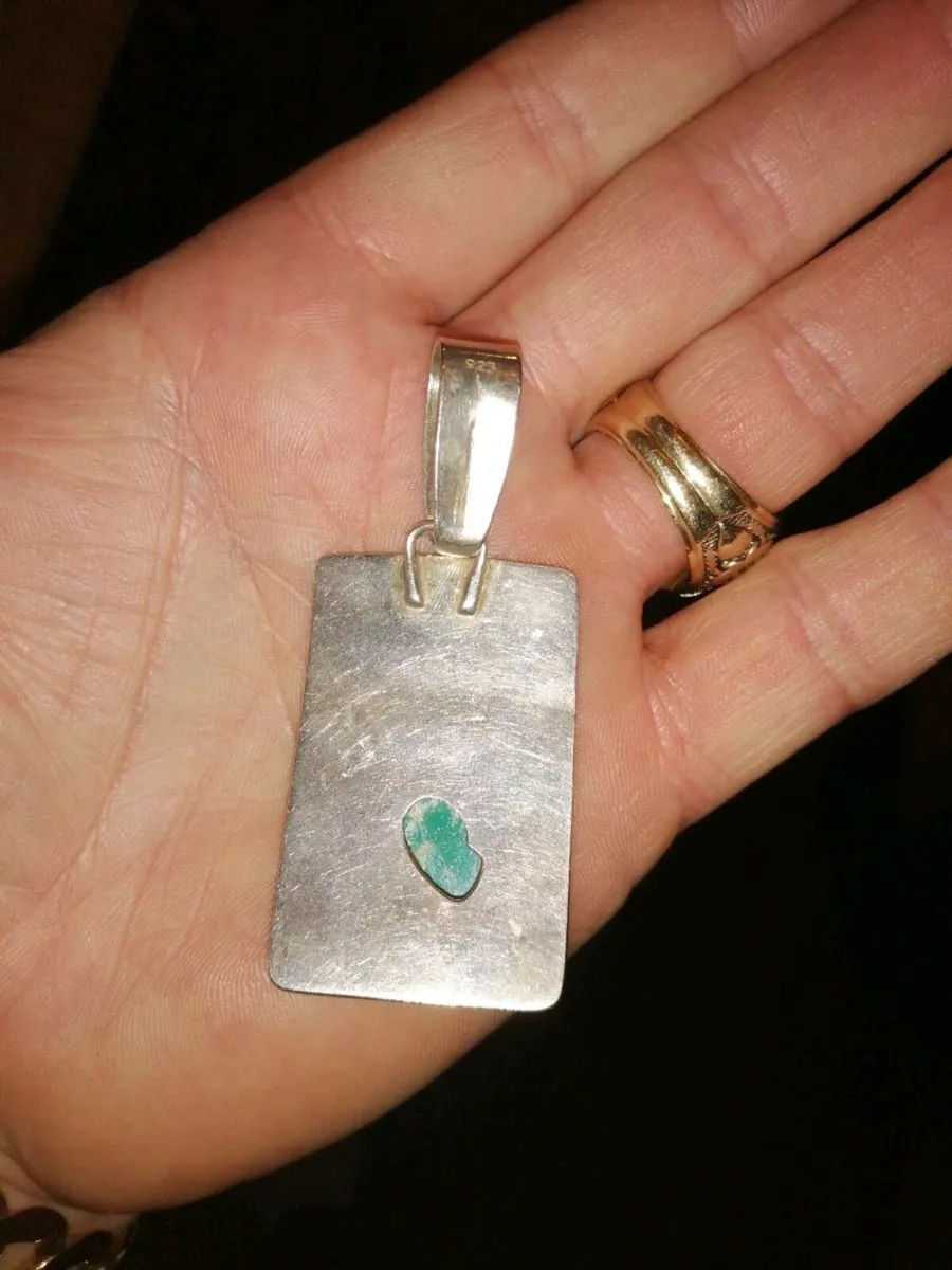 Large silver pendent - Image 2