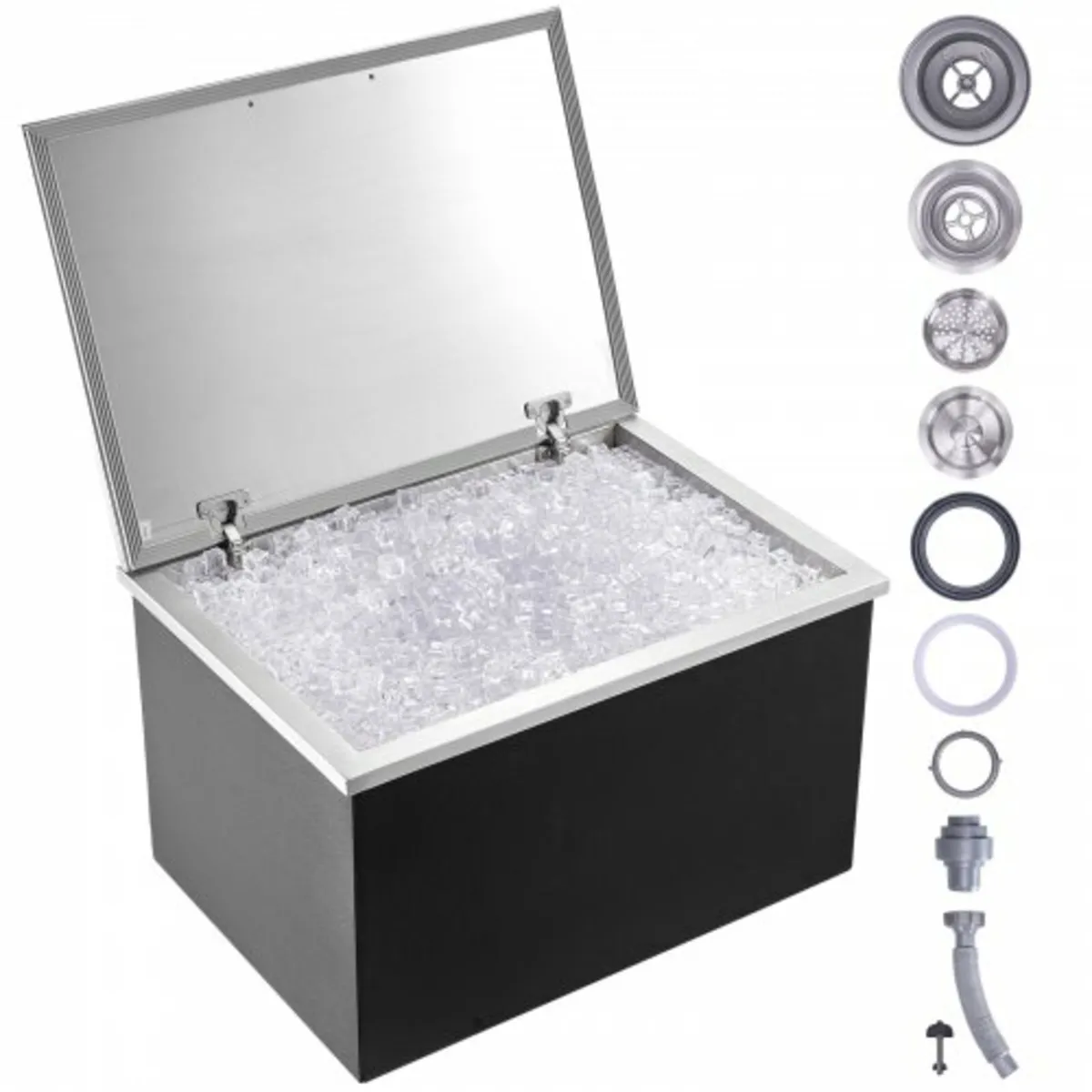 Drop in Ice Chest, 28"L x 20"W x 17"H Stainless St - Image 1
