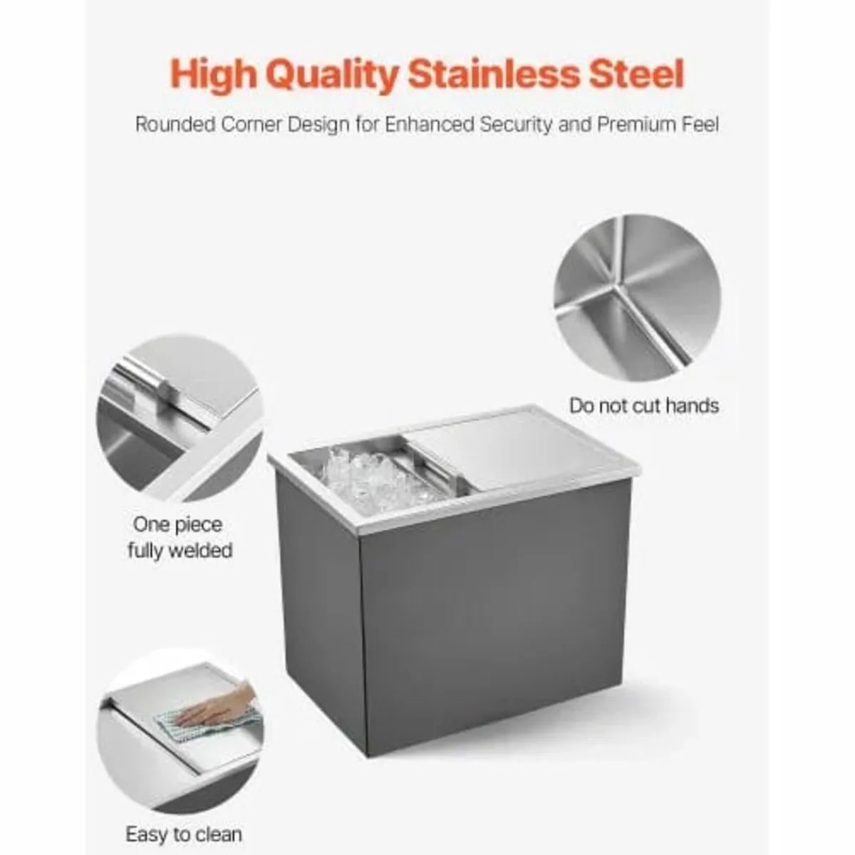 Drop in Ice Chest, 18"L x 12"W x 15"H (455 x 305 x - Image 3