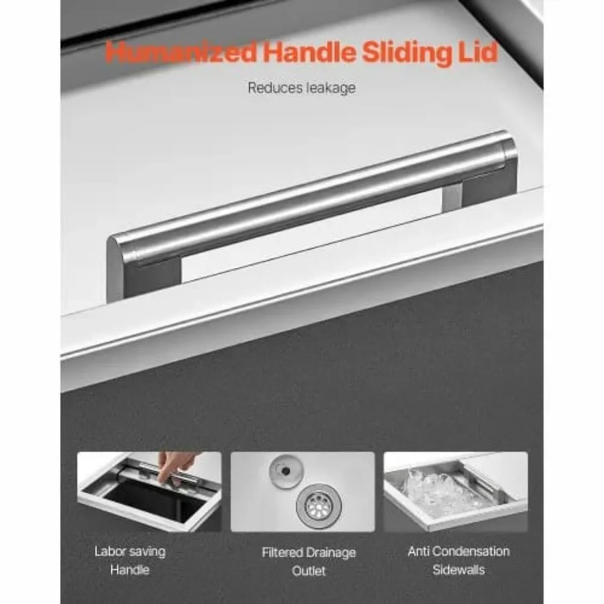 Drop in Ice Chest, 18"L x 12"W x 15"H (455 x 305 x - Image 4