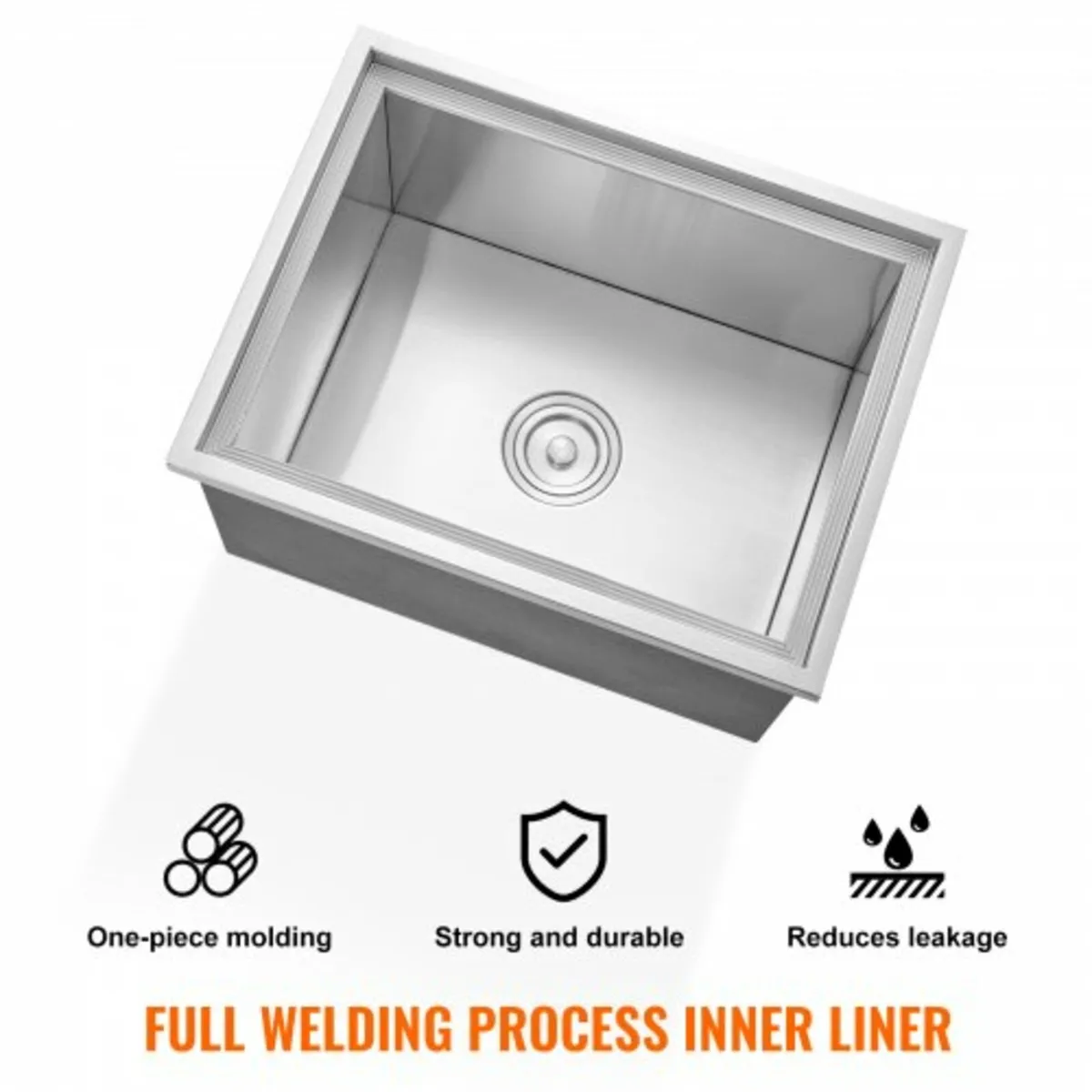 Drop in Ice Chest, 22"L x 17"W x 12"H Stainless St - Image 3