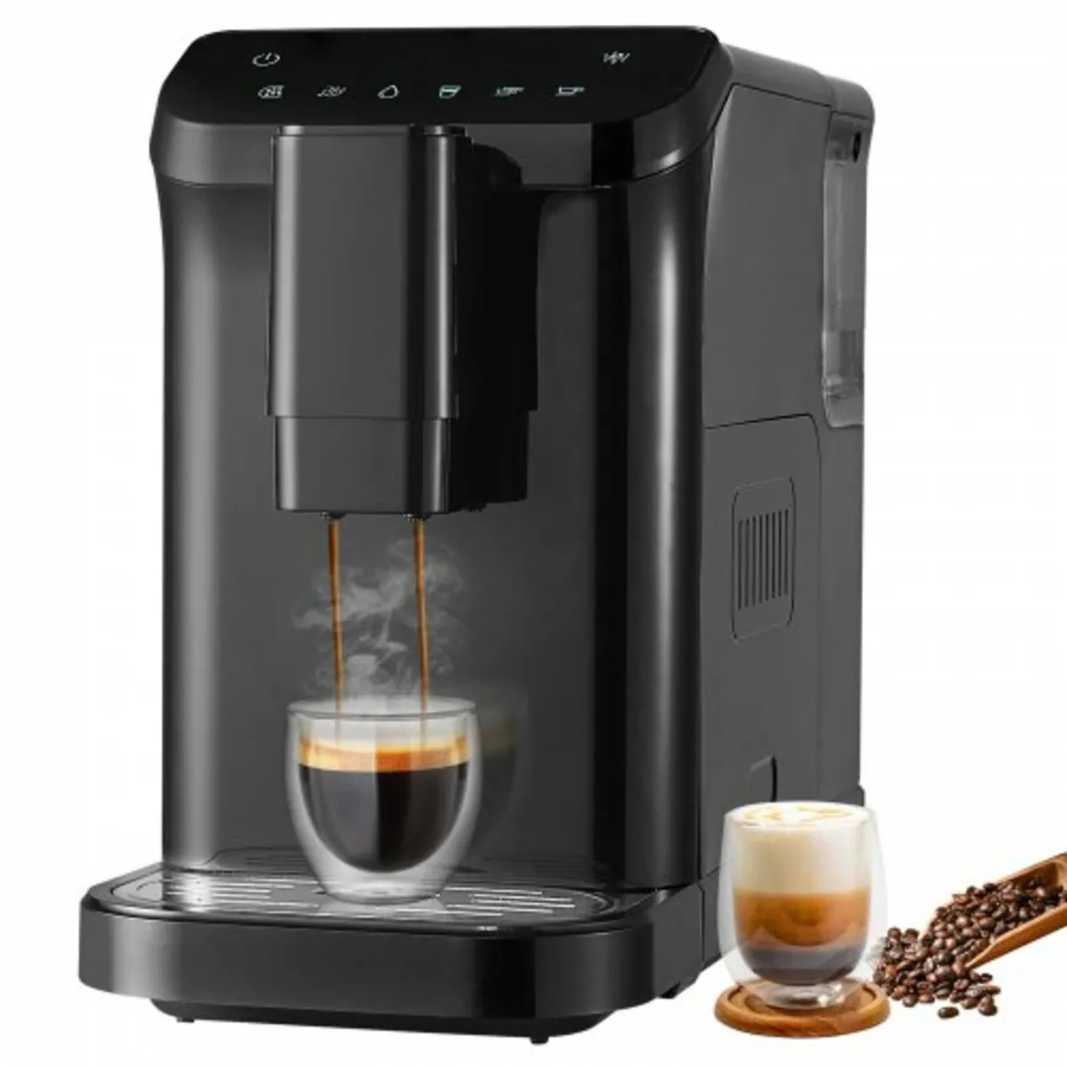 Automatic Espresso Machine - Built-In Grinder, 15 - Image 1