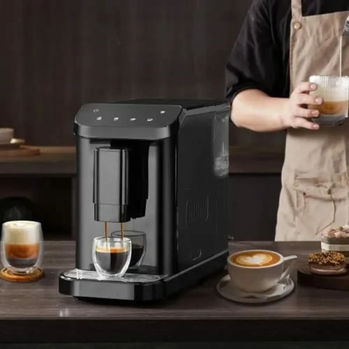 Automatic Espresso Machine - Built-In Grinder, 15 - Image 4