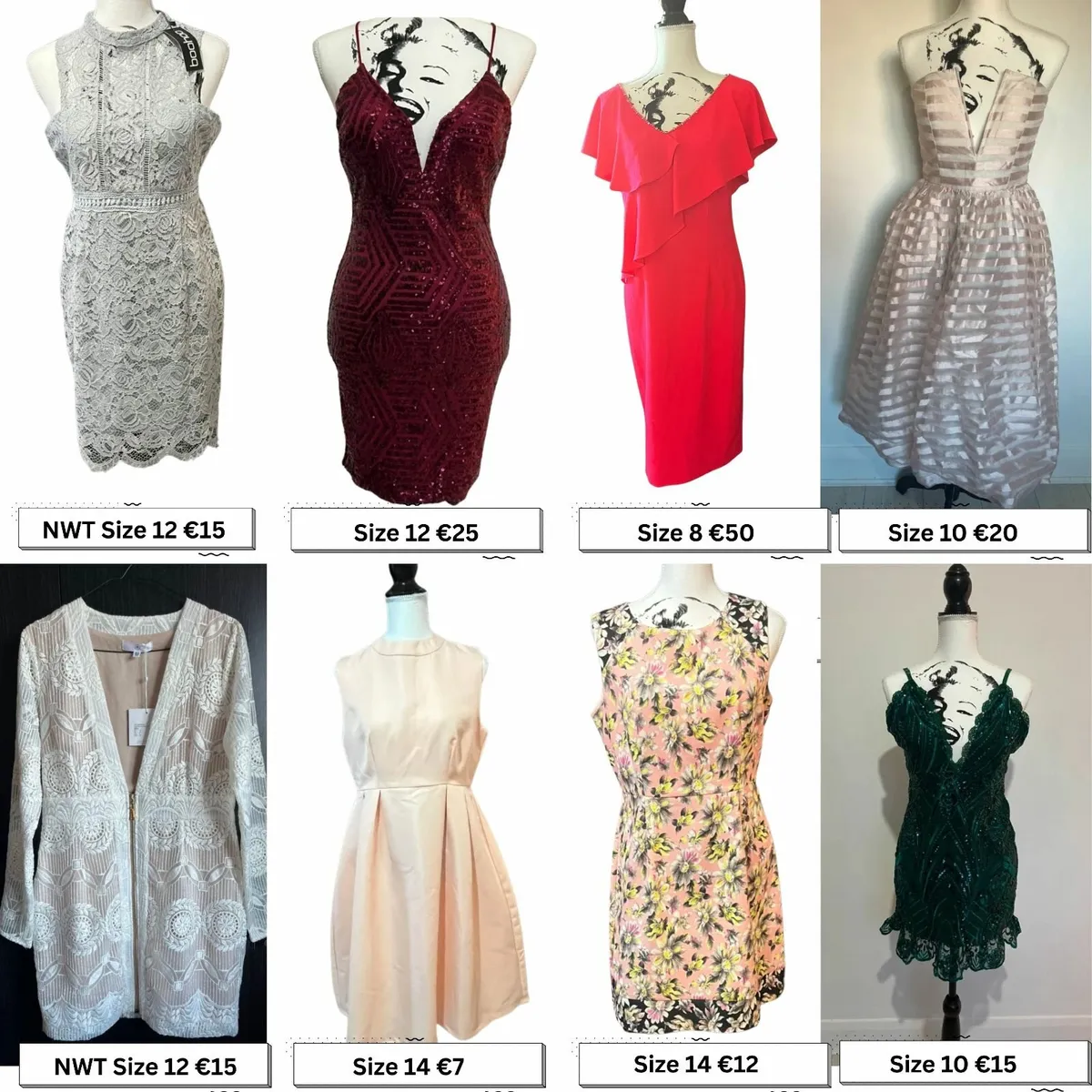 Dresses Occasionwear wedding guest size 8-16 - Image 2