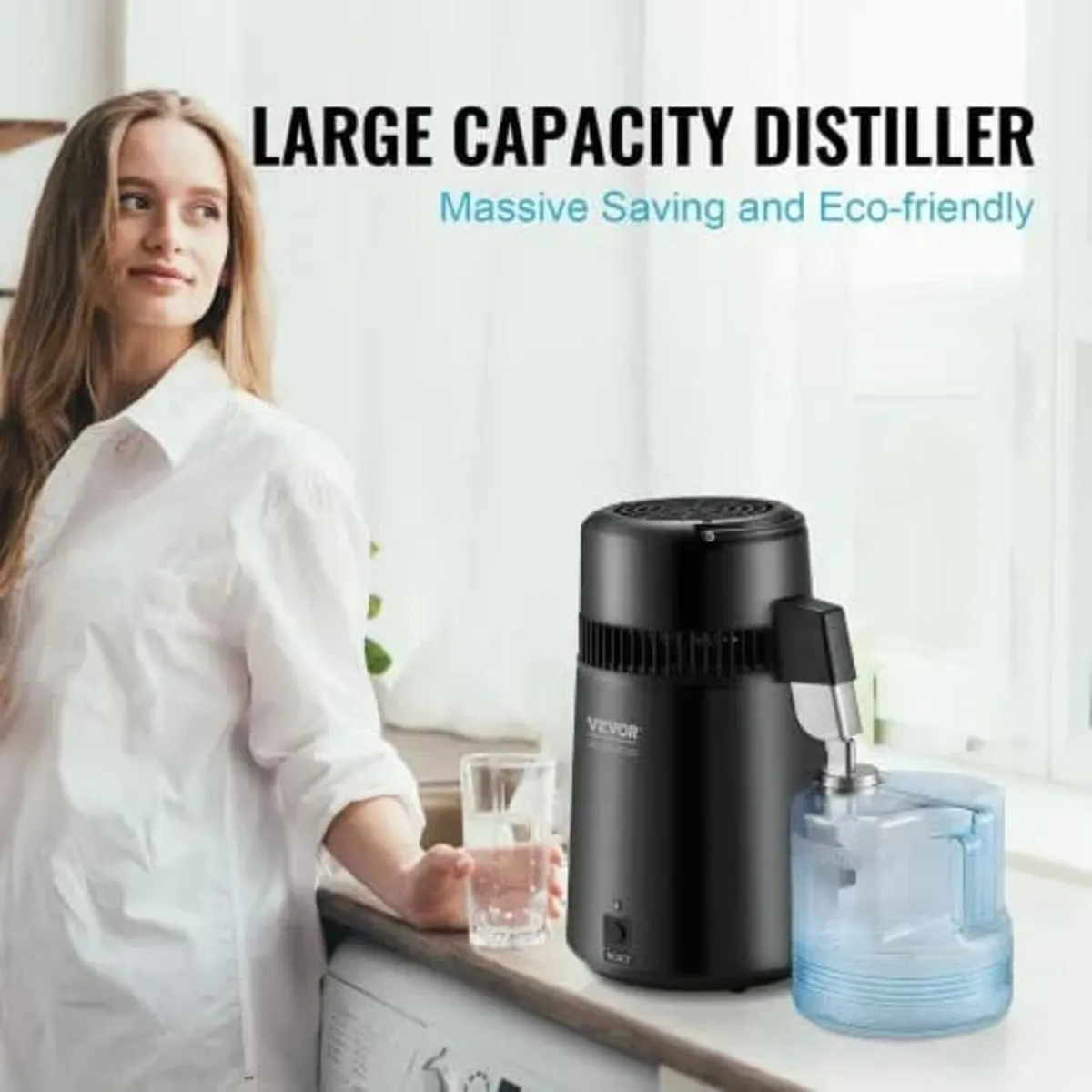 4L Water Distiller Purifier Machine Countertop Sta - Image 4