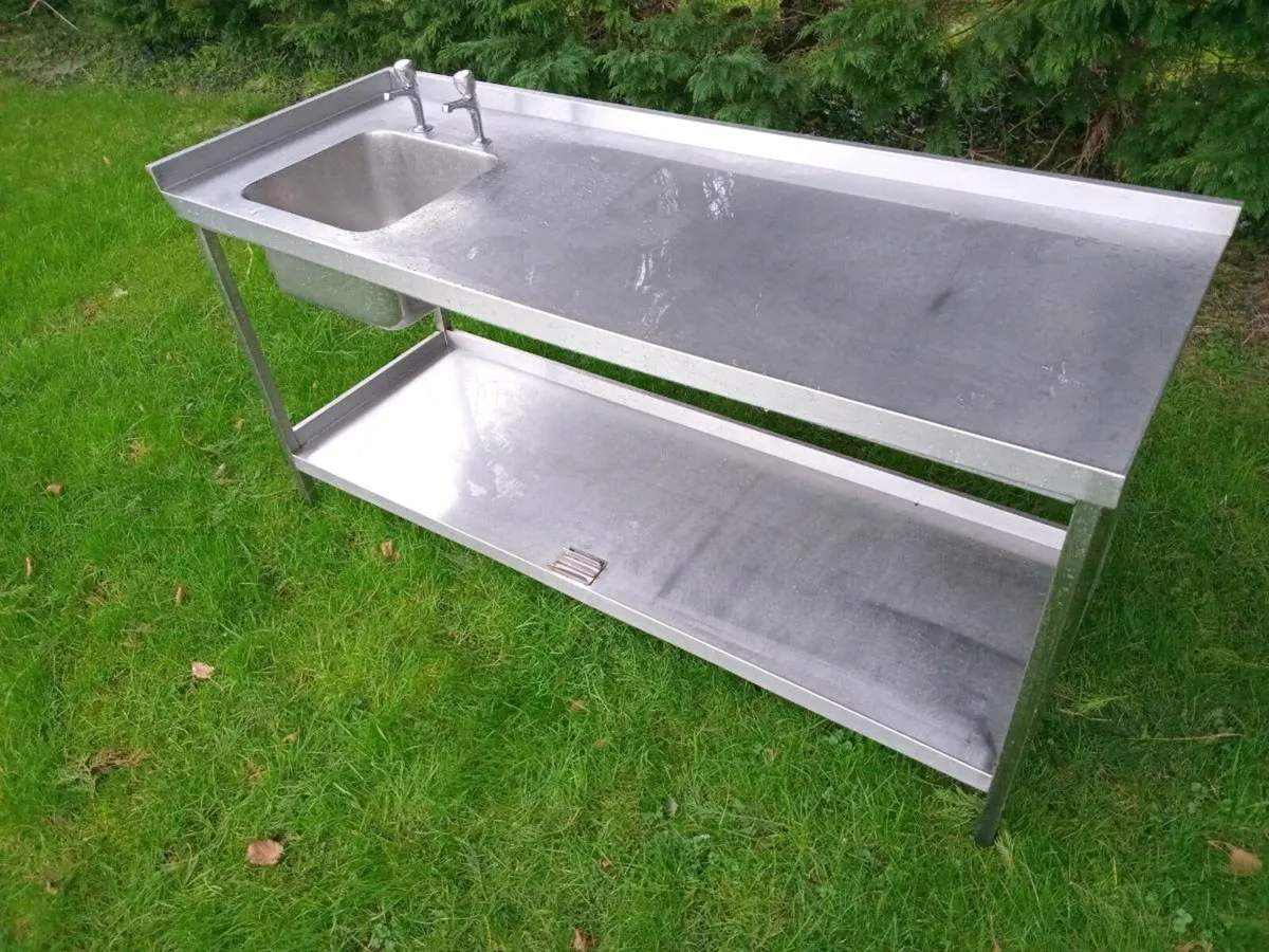 Stainless sink units - Image 1