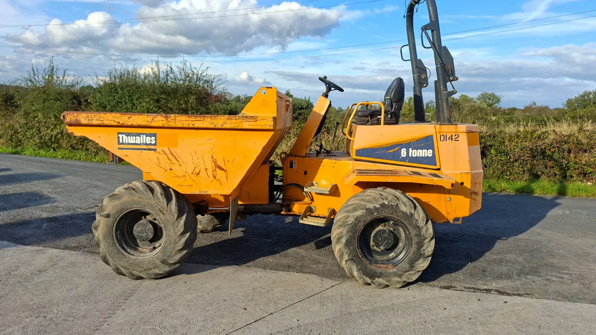 2017 Thwaites 6 tonne dumper - Image 1