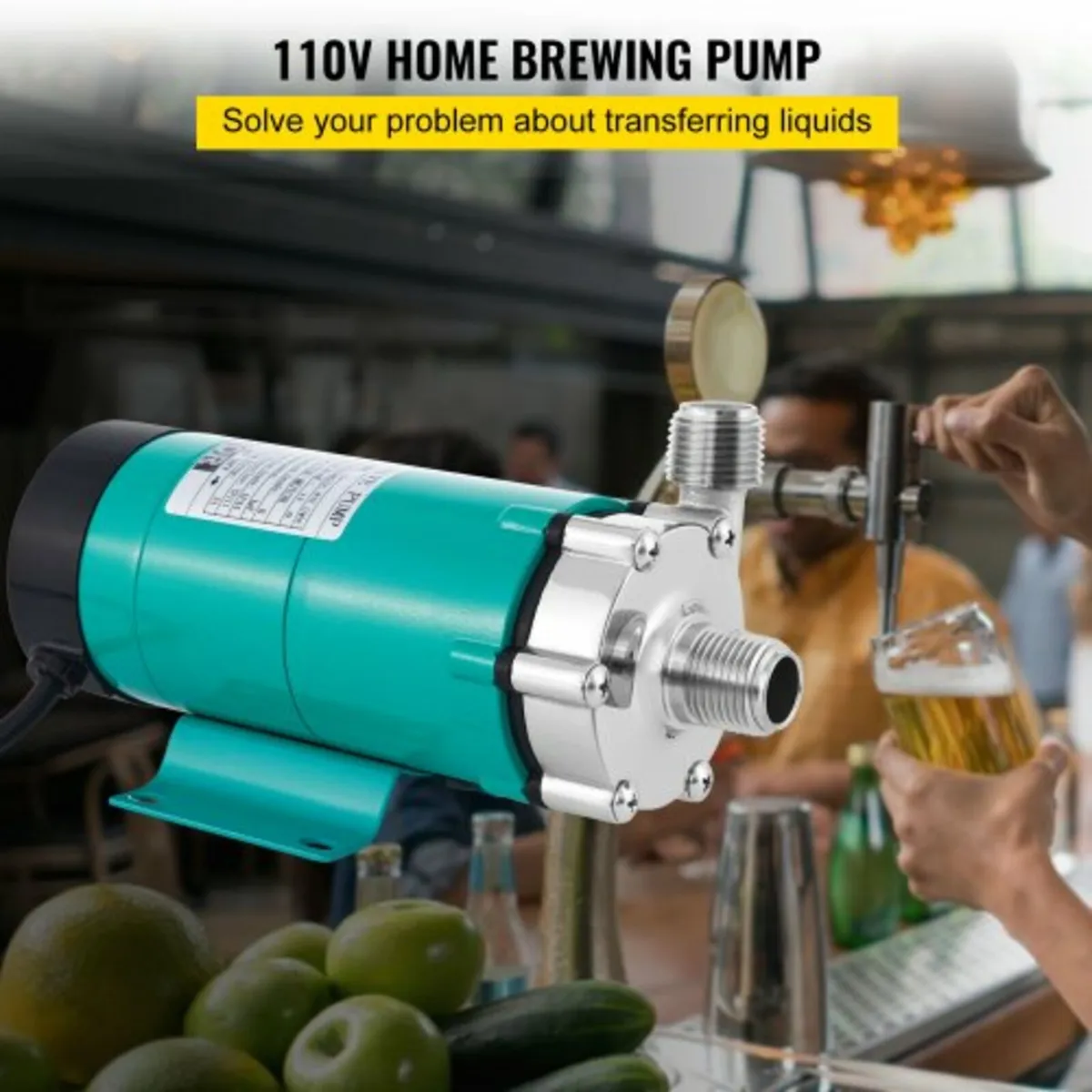 Magnetic Beer Pump with Food MP-15RP Grade Well Pu - Image 2