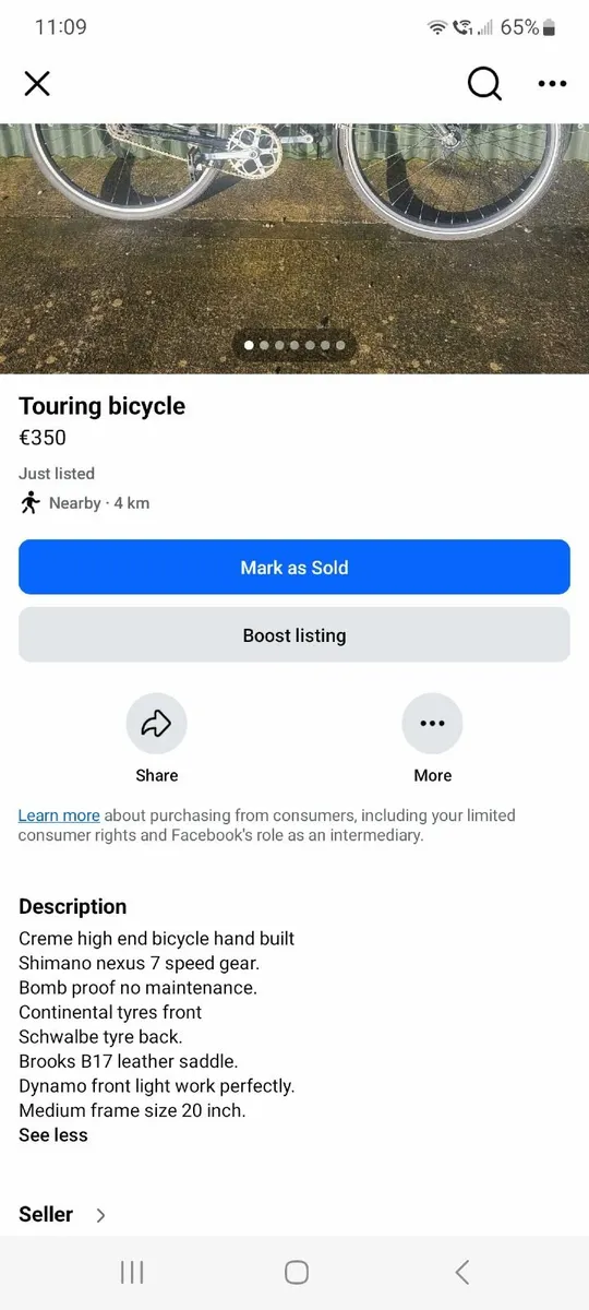 Touring road bicycle - Image 2