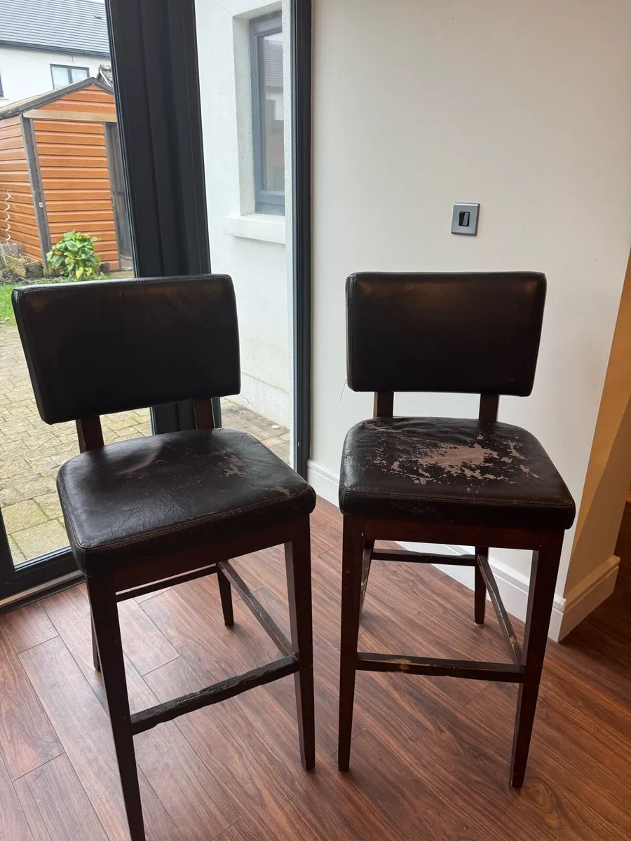 Bar Stools x 2 - Image 2