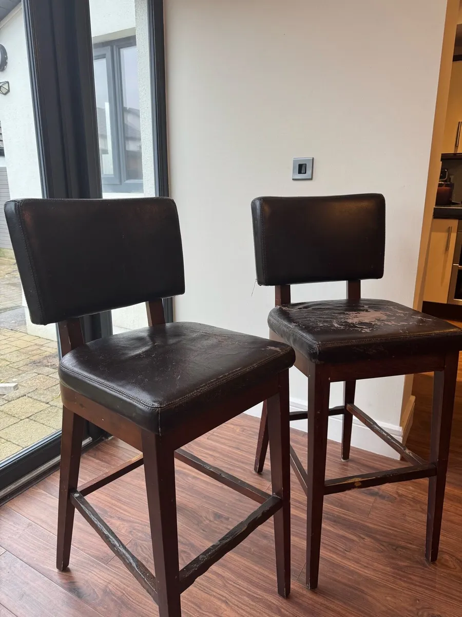 Bar Stools x 2 - Image 1