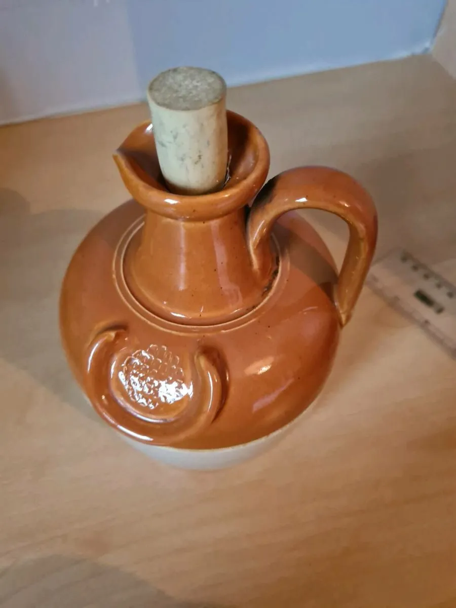 Vintage Donald Fisher Ye Monks Whisky Pottery Jug - Image 2