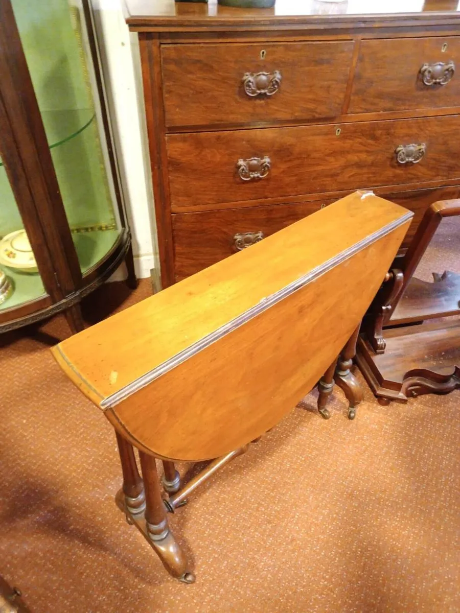 Victorian  mahogony  suderland  table - Image 4