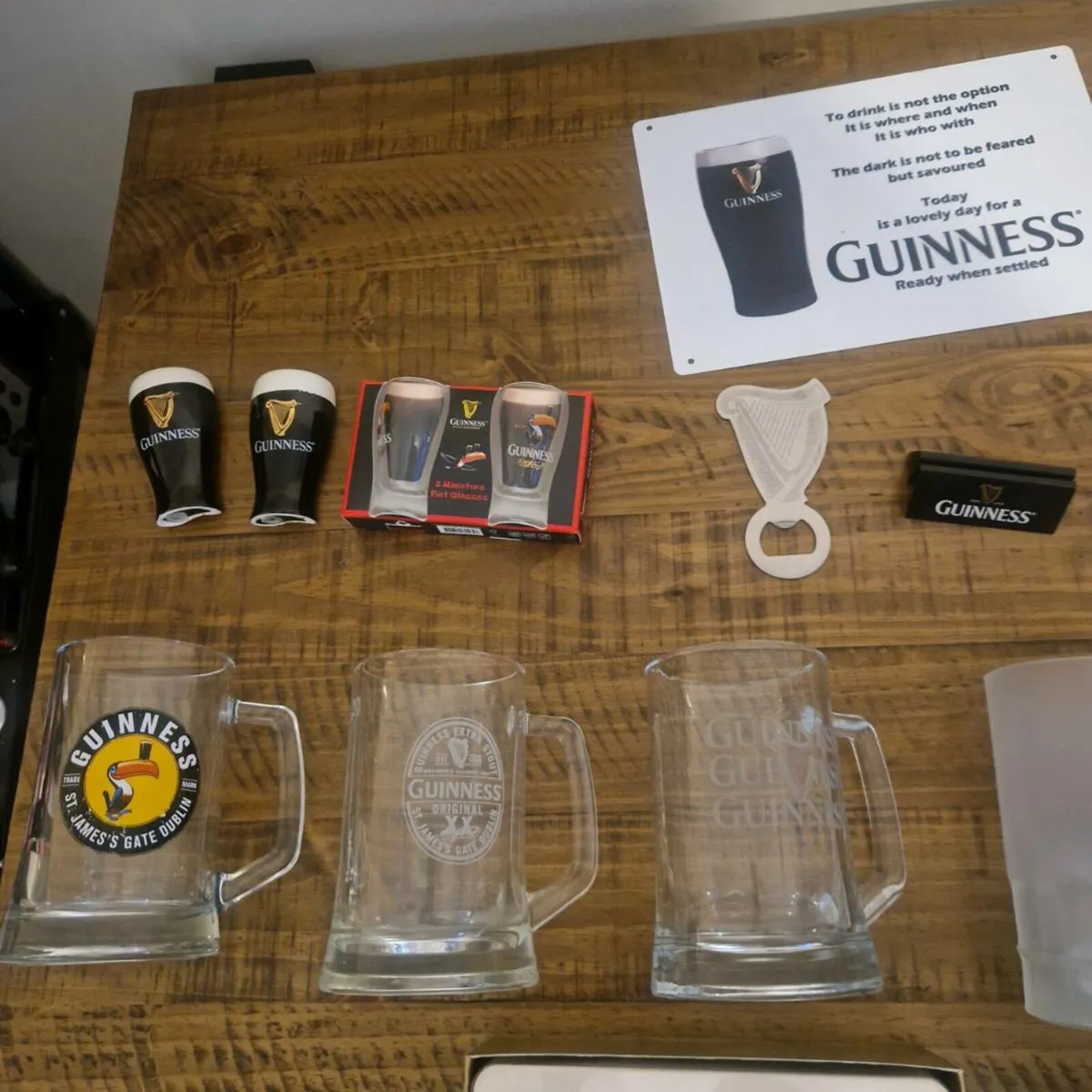 Guinness bar mancave pub collectable joblot - Image 3