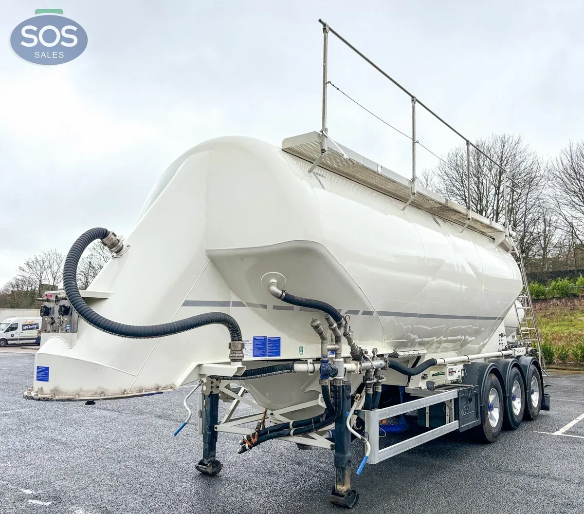 2022 GRW 36m3 2 Pot Cement Silo Trailer - Image 1