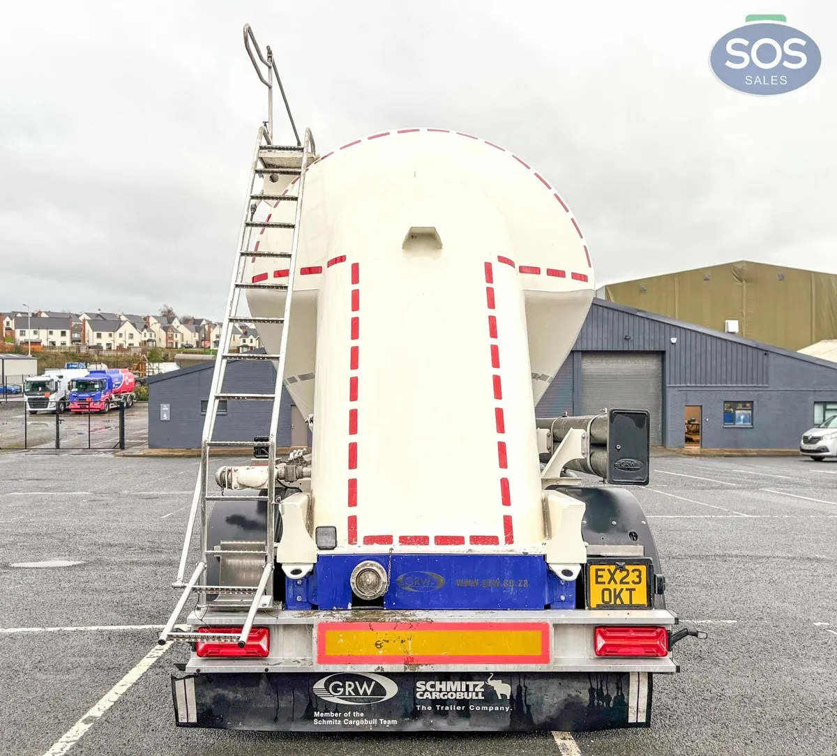 2022 GRW 36m3 2 Pot Cement Silo Trailer - Image 4