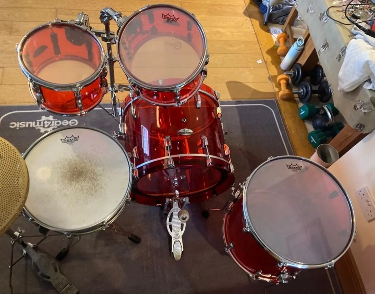 FINAL PRICE DROP Ruby Pearl Crystal Beat classic Acrylic shell pack - Image 4