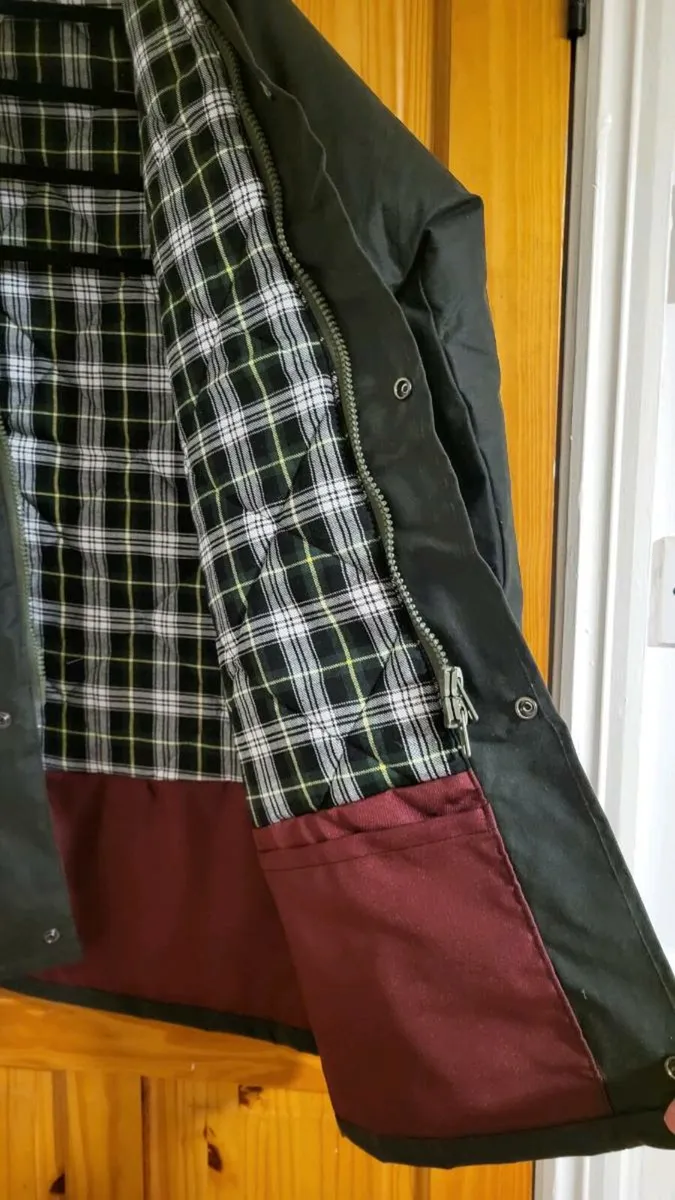 Men's New Wax Jacket with hood - Image 3