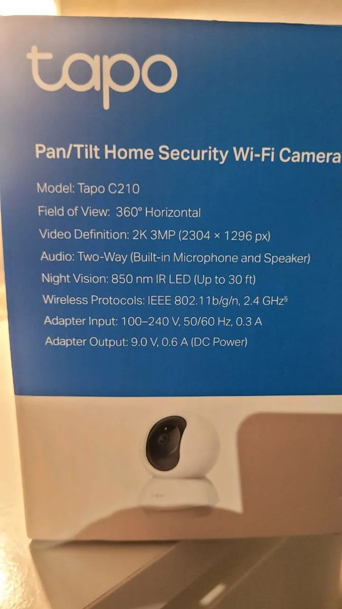 Tapo C210 home camera for sale - Image 2