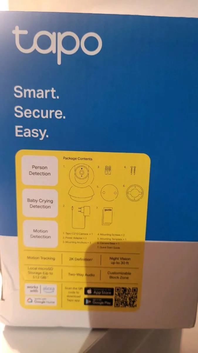 Tapo C210 home camera for sale - Image 3