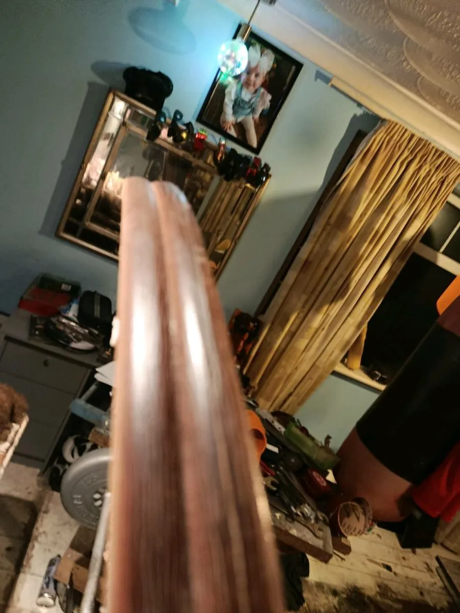 Beautiful oval solid mahogany table top - Image 3