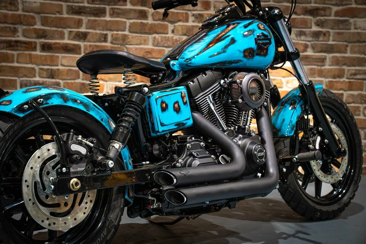 HARLEY DAVIDSON FXDL BOBBER 💙 - Image 3