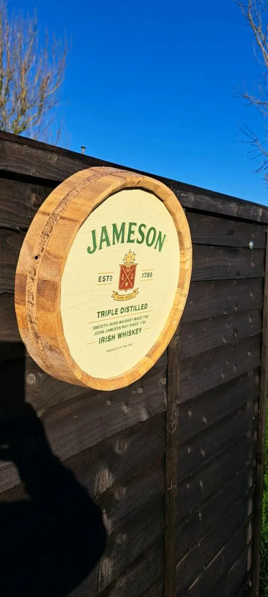 Jameson  half barrel sign - Image 1