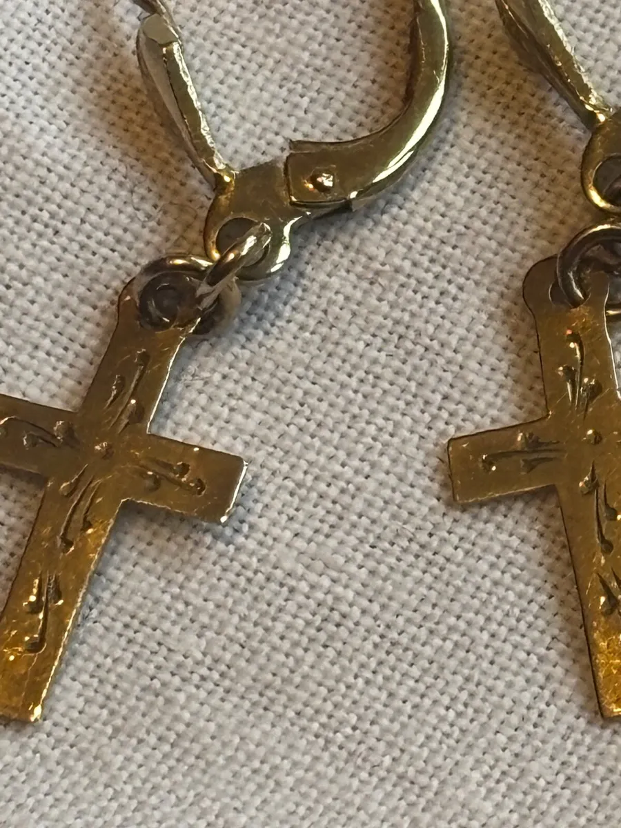 Earrings - 9ct gold earrings - Image 2