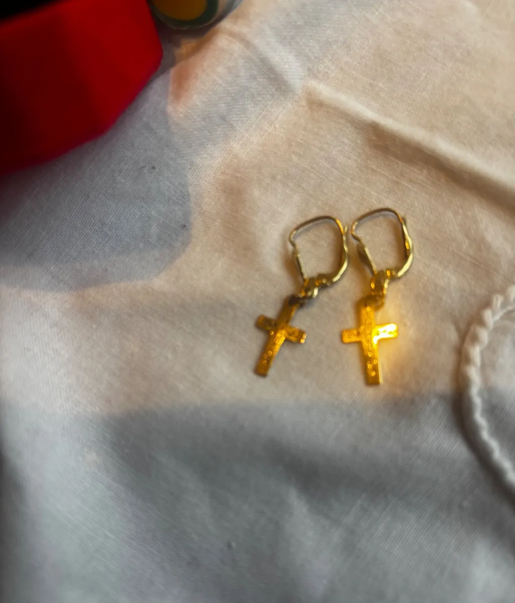 Earrings - 9ct gold earrings - Image 4